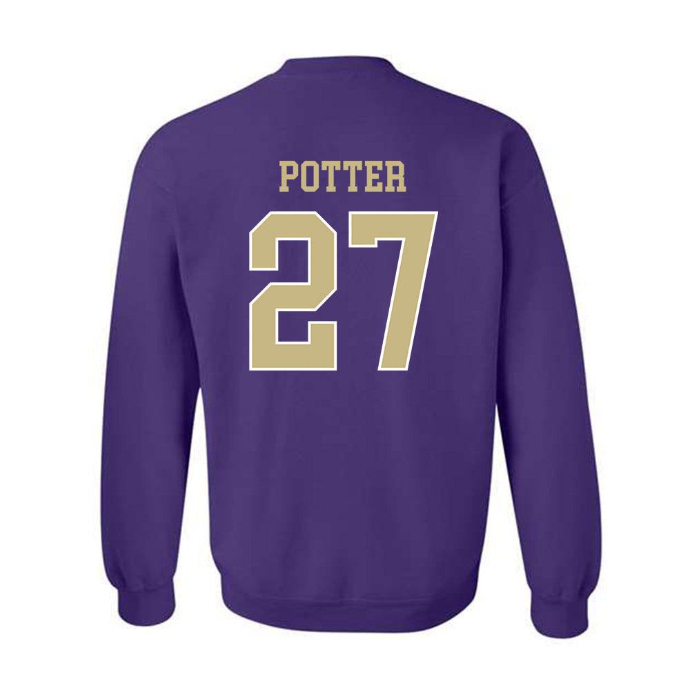 Albion - NCAA Football : Jayden Potter - Classic Fashion Shersey Crewneck Sweatshirt-1