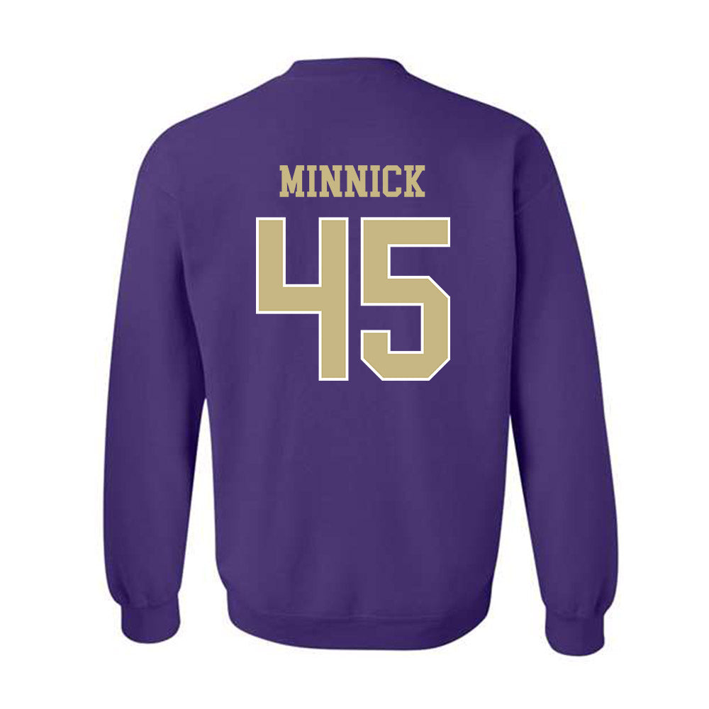 Albion - NCAA Football : Frank Minnick - Classic Fashion Shersey Crewneck Sweatshirt-1
