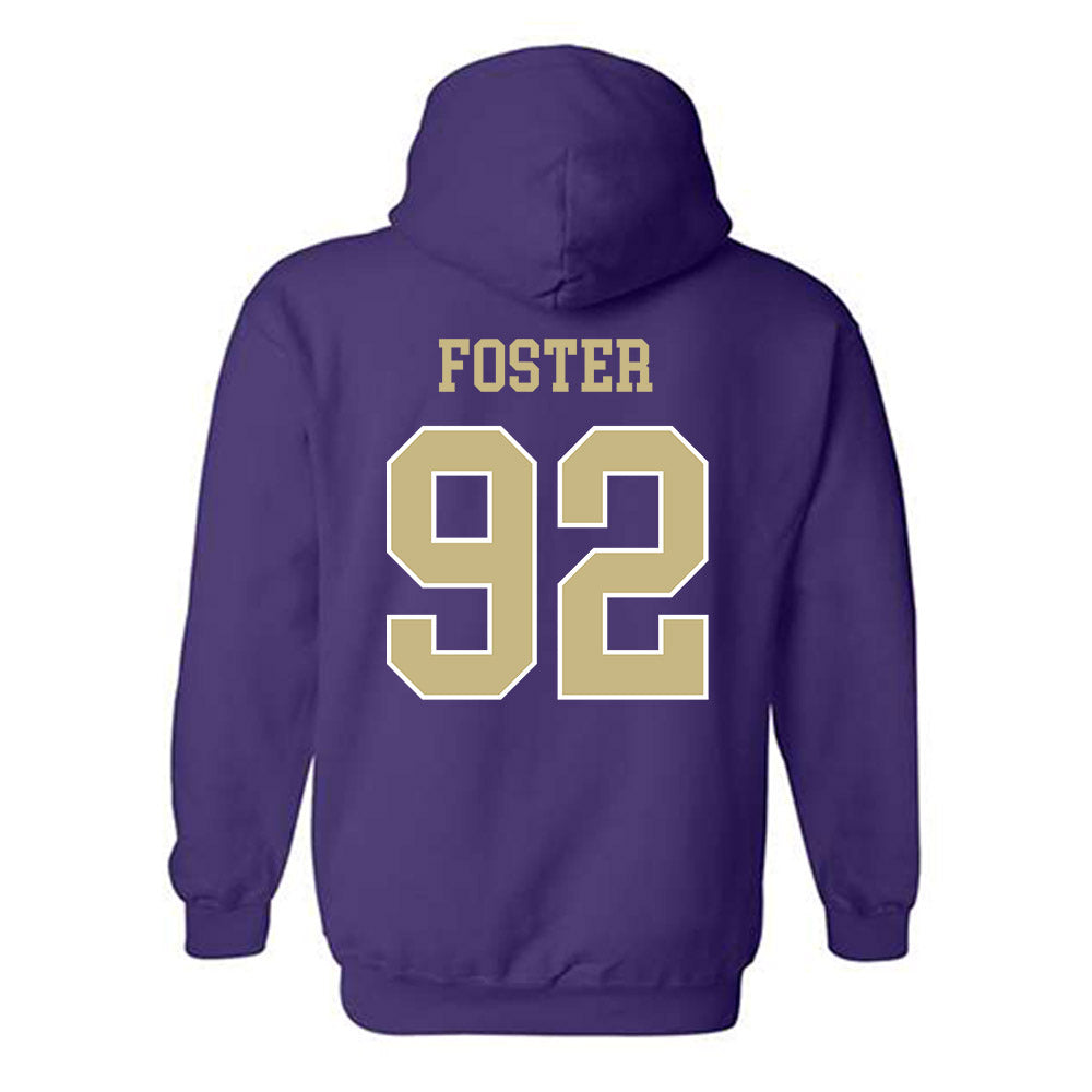 Albion - NCAA Football : Jayvon Foster - Classic Fashion Shersey Hooded Sweatshirt-1