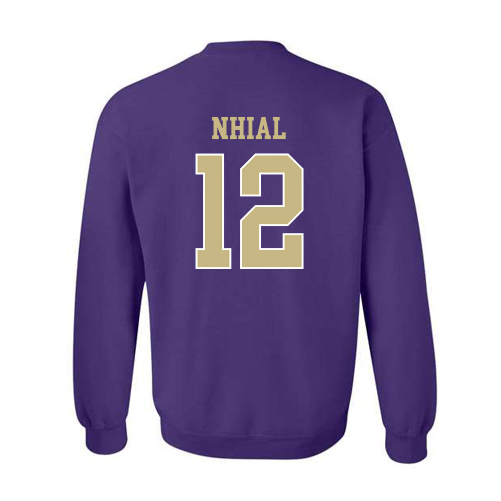 Albion - NCAA Women's Basketball : Anyieth Nhial - Classic Fashion Shersey Crewneck Sweatshirt-1