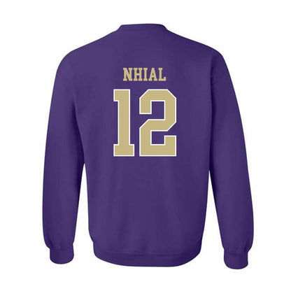 Albion - NCAA Women's Basketball : Anyieth Nhial - Classic Fashion Shersey Crewneck Sweatshirt-1