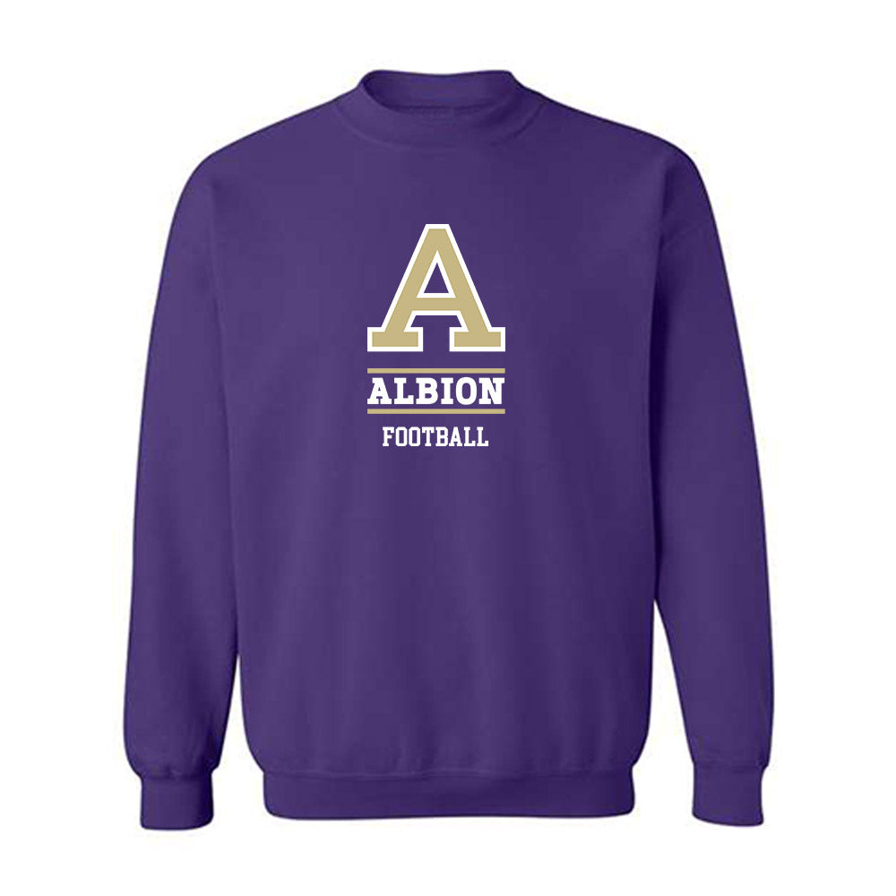 Albion - NCAA Football : Eli Ziska - Classic Fashion Shersey Crewneck Sweatshirt-0