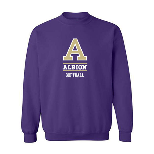 Albion - NCAA Softball : Sydney Schoenborn - Classic Fashion Shersey Crewneck Sweatshirt-0