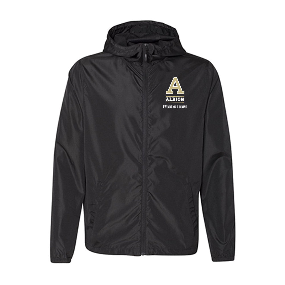 Albion - NCAA Men's Swimming & Diving : Cameron Thompson - Windbreaker-0