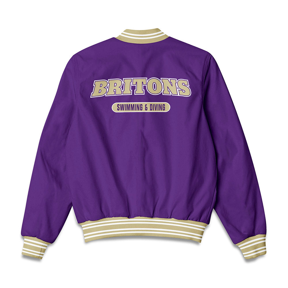 Albion - NCAA Men's Swimming & Diving : Cameron Thompson - Bomber Jacket-1