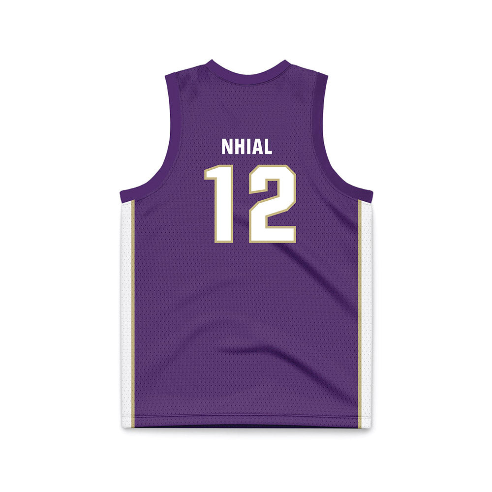 Albion - NCAA Women's Basketball : Anyieth Nhial - Purple Basketball Jersey-1