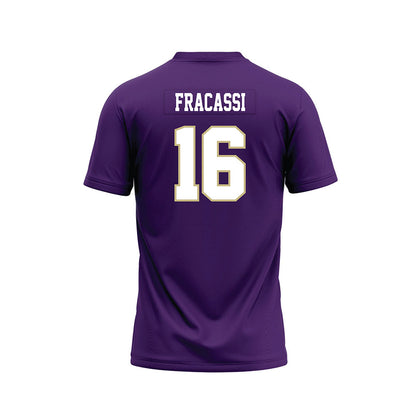 Albion - NCAA Football : Braden Fracassi - Purple Football Jersey-1