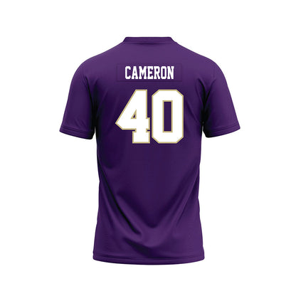 Albion - NCAA Football : Gage Cameron - Purple Football Jersey-1