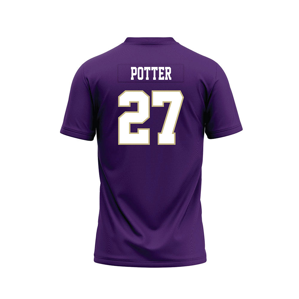 Albion - NCAA Football : Jayden Potter - Purple Football Jersey-1