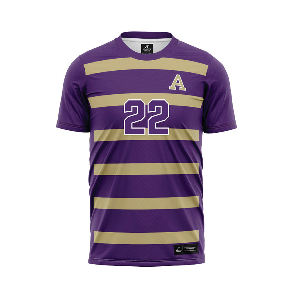 Albion - NCAA Men's Soccer : Connor Scripps Ewing - Purple Soccer Jersey-0