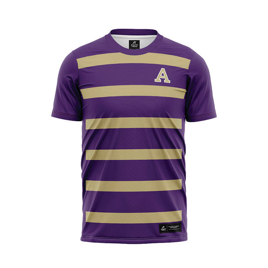 Albion - NCAA Men's Soccer : Christian Orpineda - Purple Soccer Jersey-0