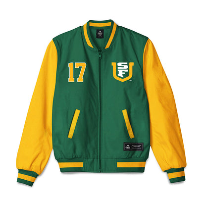 USFCA - NCAA Baseball : Thomas Gonzales - Bomber Jacket-0