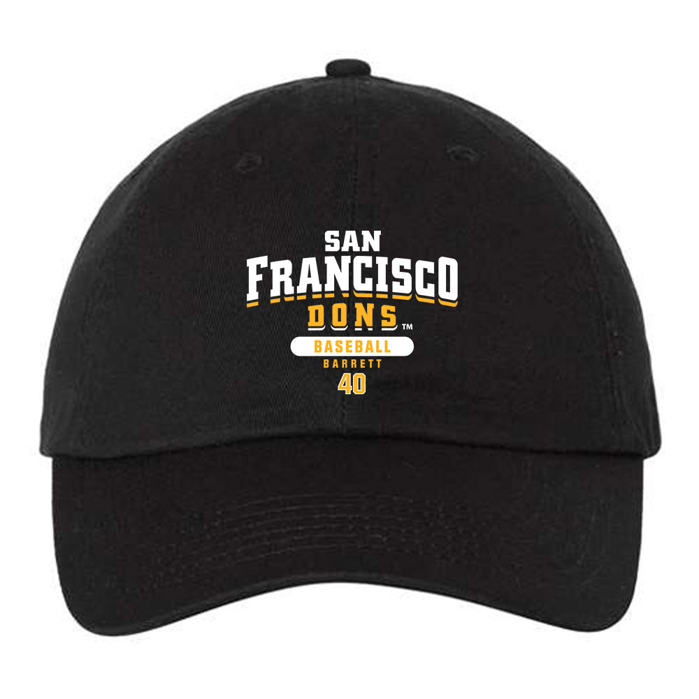 USFCA - NCAA Baseball : Gabriel Barrett - Dad Hat-0