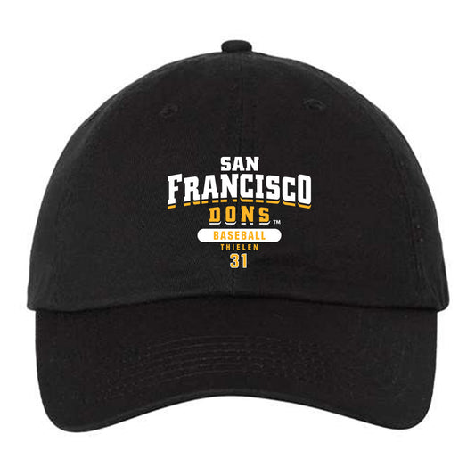 USFCA - NCAA Baseball : Jackson Thielen - Dad Hat-0