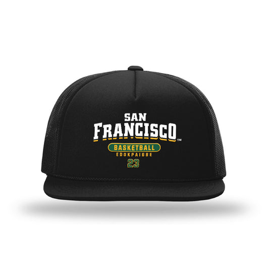 USFCA - NCAA Women's Basketball : Candy Edokpaigbe - Foamie Trucker Cap-0