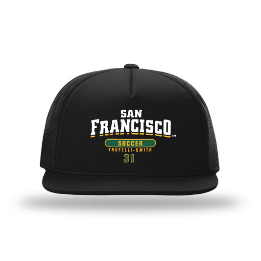 USFCA - NCAA Men's Soccer : Marco Trufelli-Smith - Foamie Trucker Cap-0