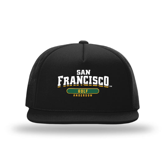 USFCA - NCAA Men's Golf : Theo Anderson - Foamie Trucker Cap-0