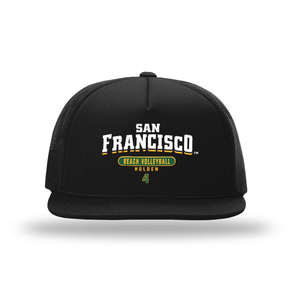 USFCA - NCAA Beach Volleyball : Makenzie Holden - Foamie Trucker Cap-0