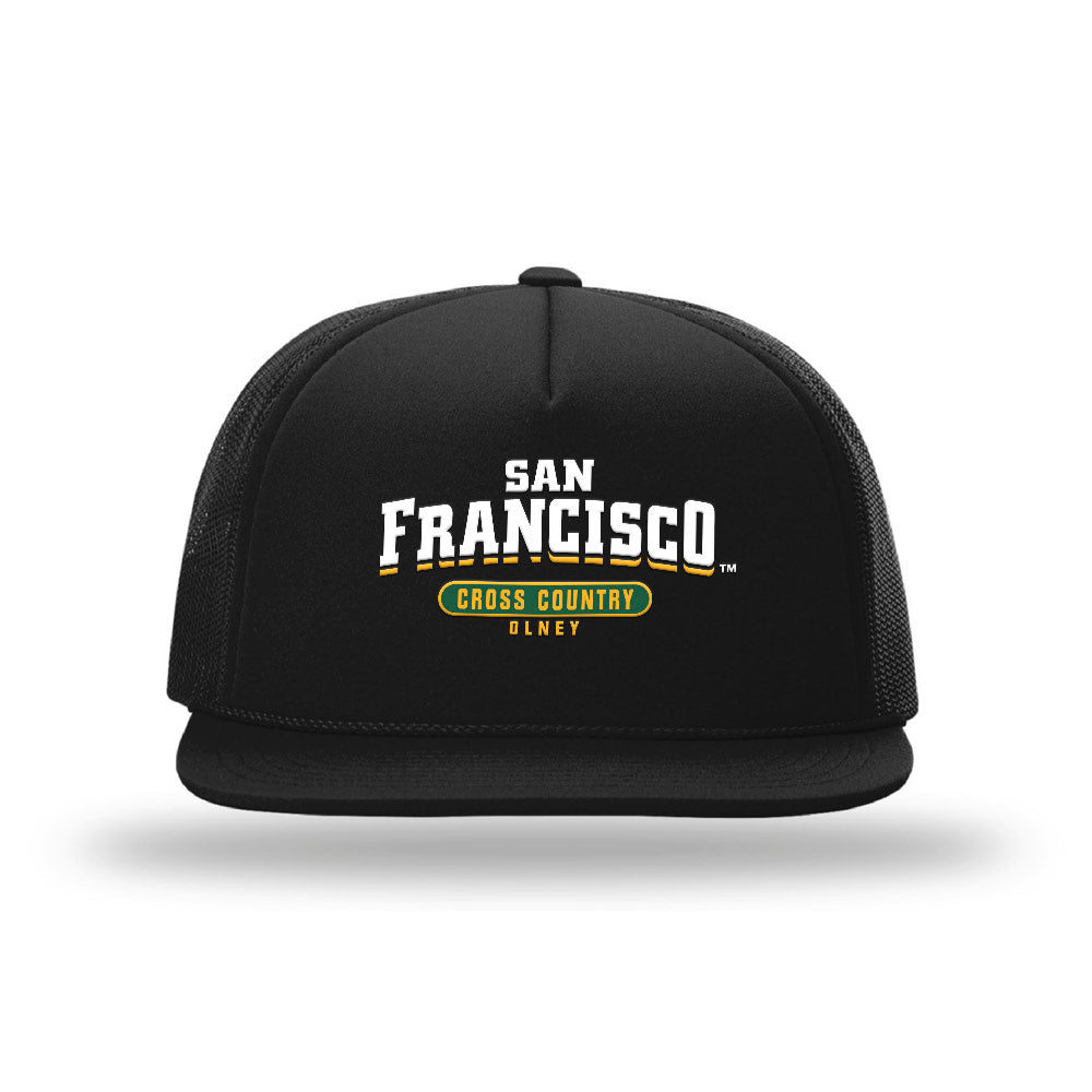 USFCA - NCAA Men's Cross Country : Jack Olney - Foamie Trucker Cap-0
