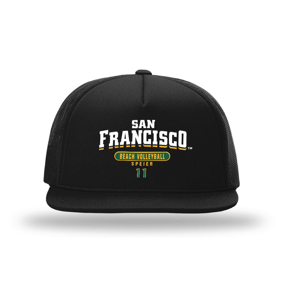 USFCA - NCAA Beach Volleyball : Lucy Speier - Foamie Trucker Cap-0