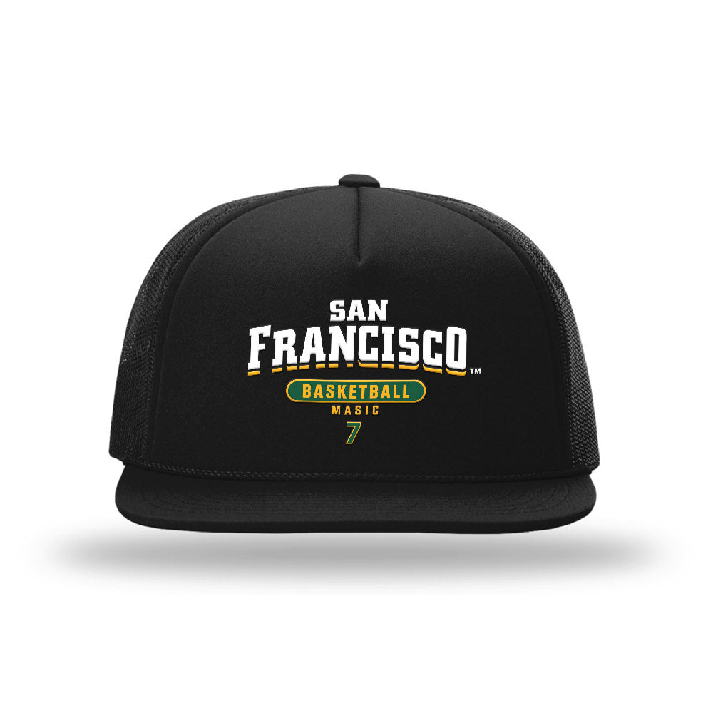 USFCA - NCAA Men's Basketball : Vukasin Masic - Foamie Trucker Cap-0