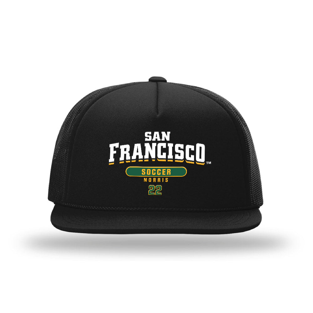 USFCA - NCAA Men's Soccer : Ben Norris - Foamie Trucker Cap-0