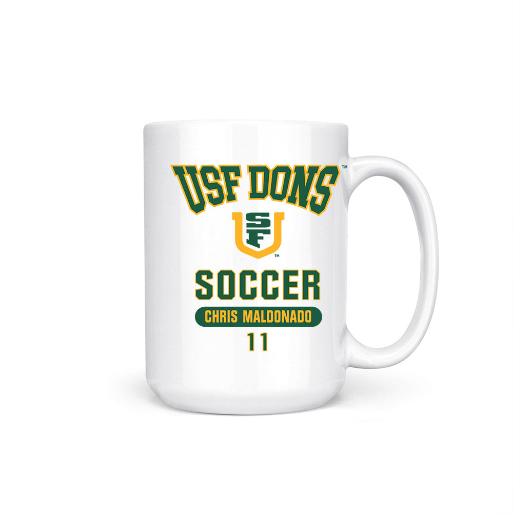 USFCA - NCAA Men's Soccer : Chris Maldonado - Coffee Mug-0