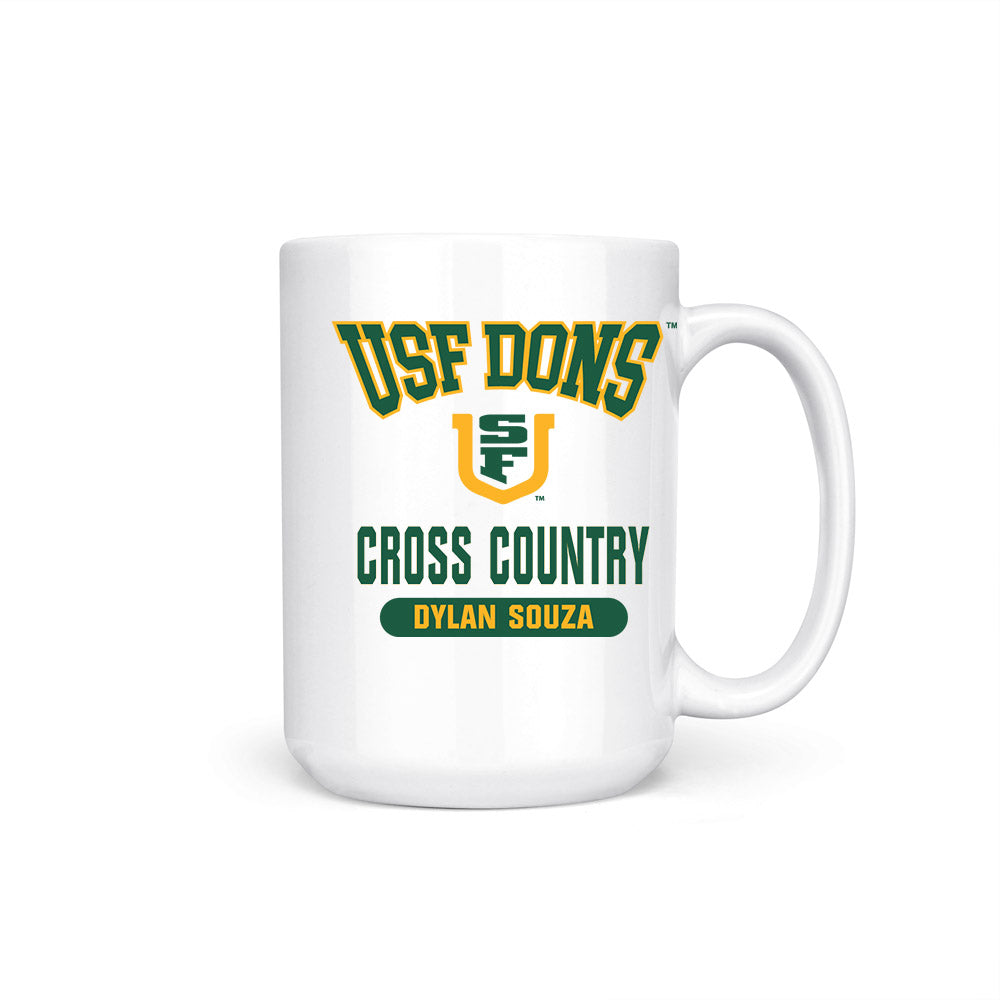 USFCA - NCAA Men's Cross Country : Dylan Souza - Coffee Mug-0