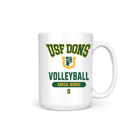 USFCA - NCAA Women's Volleyball : Anica Bobic - Coffee Mug-0