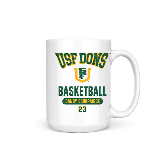 USFCA - NCAA Women's Basketball : Candy Edokpaigbe - Coffee Mug-0