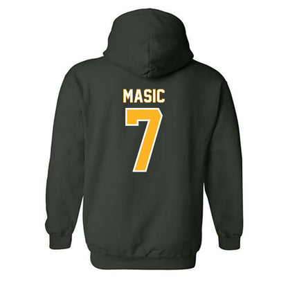 USFCA - NCAA Men's Basketball : Vukasin Masic - Classic Shersey Hooded Sweatshirt-1