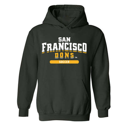 USFCA - NCAA Men's Soccer : Marco Trufelli-Smith - Classic Shersey Hooded Sweatshirt-0