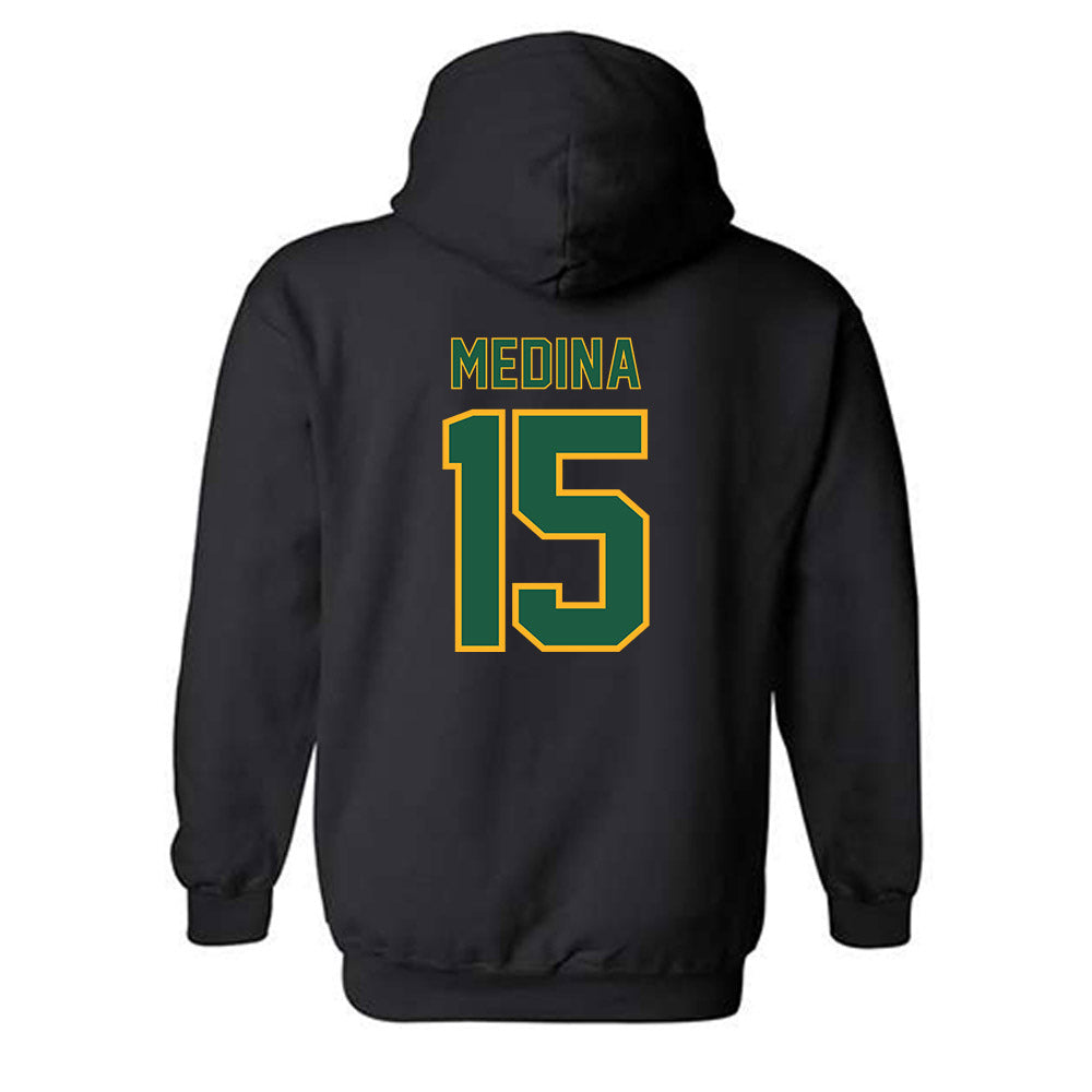 USFCA - NCAA Men's Soccer : Adrian Medina - Classic Shersey Hooded Sweatshirt-1