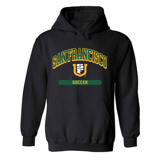 USFCA - NCAA Men's Soccer : Marco Trufelli-Smith - Classic Shersey Hooded Sweatshirt-0