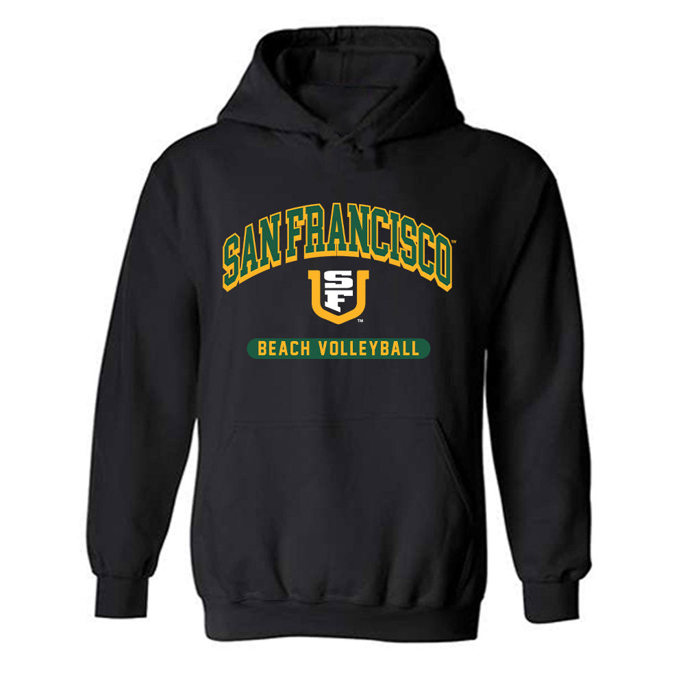 USFCA - NCAA Beach Volleyball : Scarlett McClung - Classic Shersey Hooded Sweatshirt-0