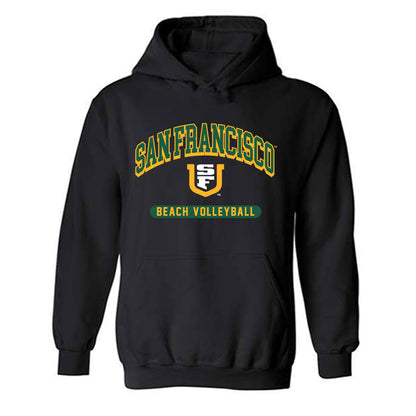 USFCA - NCAA Beach Volleyball : Scarlett McClung - Classic Shersey Hooded Sweatshirt-0