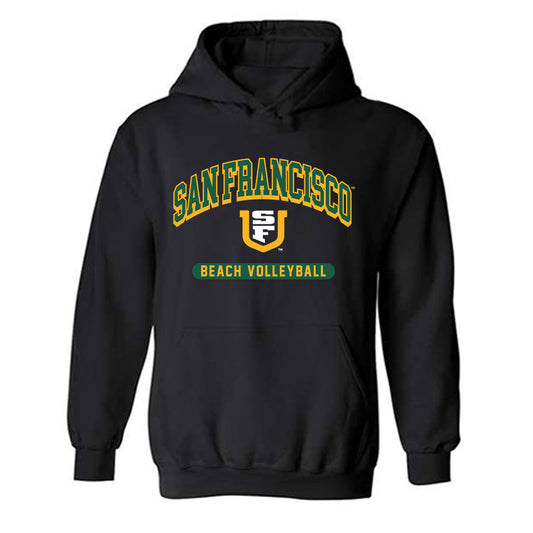 USFCA - NCAA Beach Volleyball : Scarlett McClung - Classic Shersey Hooded Sweatshirt-0