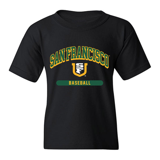 USFCA - NCAA Baseball : Braden Wellen - Classic Shersey Youth T-Shirt-0