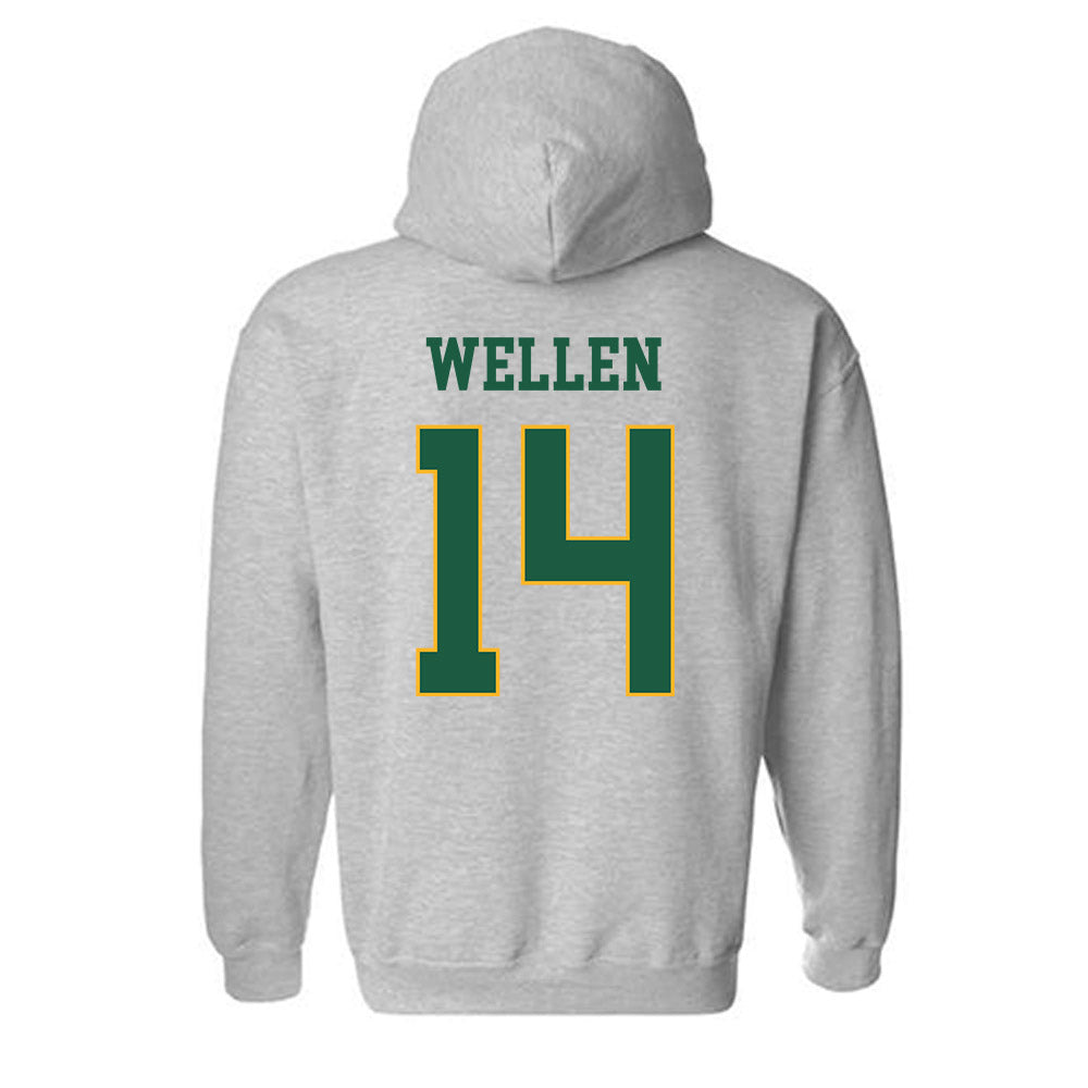 USFCA - NCAA Baseball : Braden Wellen - Classic Shersey Hooded Sweatshirt-1