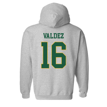 USFCA - NCAA Baseball : Adrian Valdez - Classic Shersey Hooded Sweatshirt-1