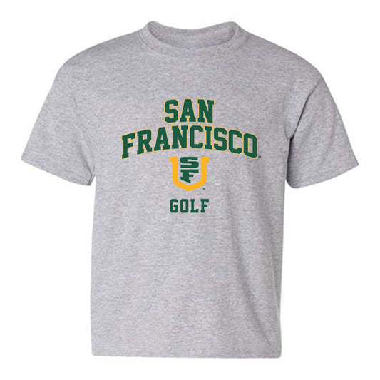 USFCA - NCAA Men's Golf : Henry Styles - Classic Shersey Youth T-Shirt-0