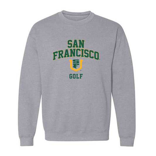 USFCA - NCAA Men's Golf : Henry Styles - Classic Shersey Crewneck Sweatshirt-0
