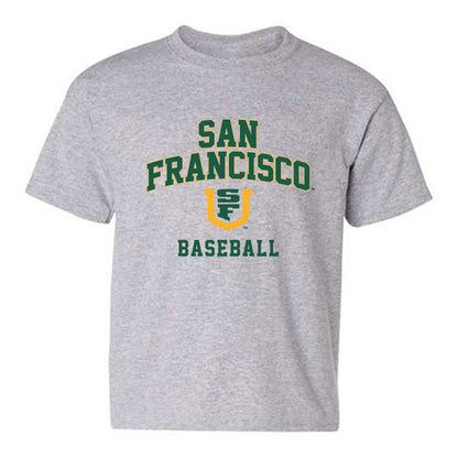 USFCA - NCAA Baseball : Alan Gonzalez - Classic Shersey Youth T-Shirt-0
