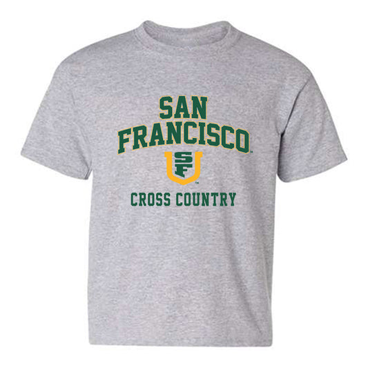 USFCA - NCAA Men's Cross Country : Herbie Johnson - Classic Shersey Youth T-Shirt-0
