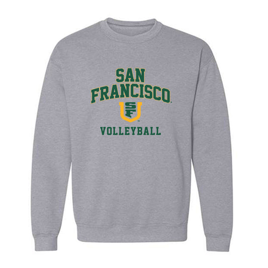 USFCA - NCAA Women's Volleyball : Anica Bobic - Classic Shersey Crewneck Sweatshirt-0
