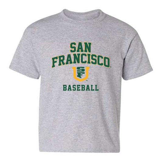 USFCA - NCAA Baseball : Garrett Johnston - Classic Shersey Youth T-Shirt-0