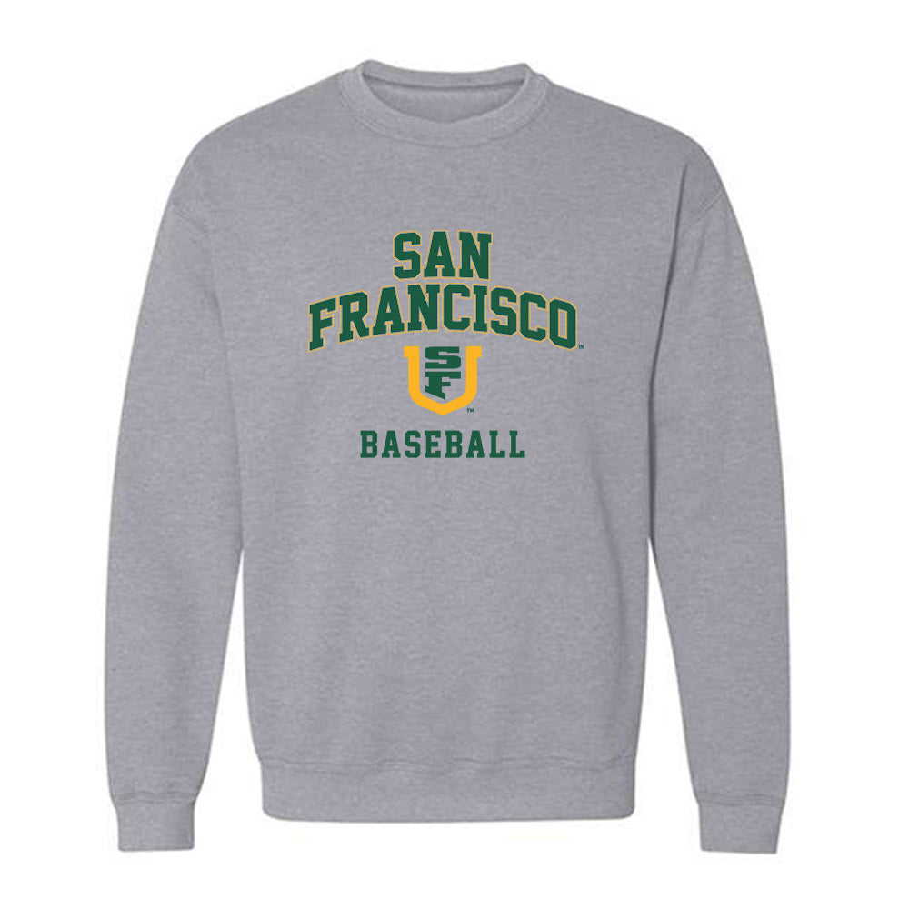 USFCA - NCAA Baseball : Tyler Harries - Classic Shersey Crewneck Sweatshirt-0