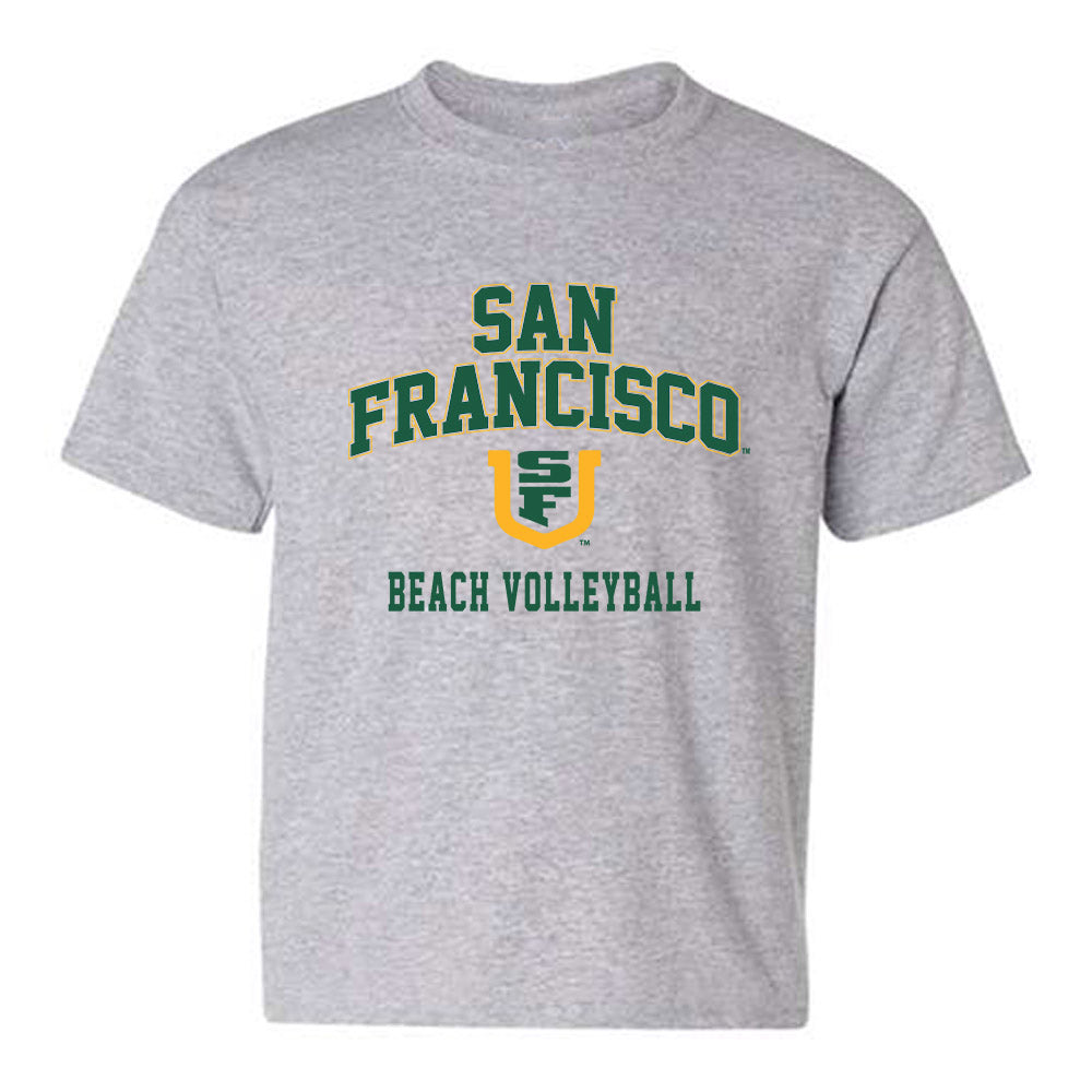 USFCA - NCAA Beach Volleyball : Lucy Speier - Classic Shersey Youth T-Shirt-0