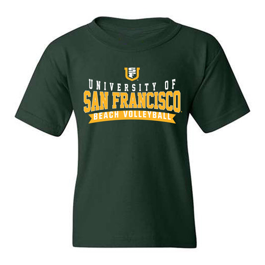 USFCA - NCAA Beach Volleyball : Scarlett McClung - Classic Shersey Youth T-Shirt-0