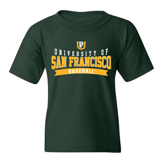 USFCA - NCAA Baseball : Tino Vasell - Classic Shersey Youth T-Shirt-0